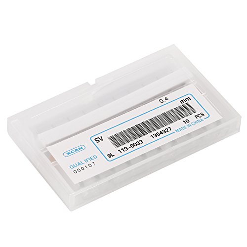 CNC -PCB -Bohrbits Setzen Sie Scharfe Schneiden Easy Drill -Bits für Empfindliche Bohrungen durch PCB -Wartungshandwerk 10pcs (0,4 mm) von ZJchao