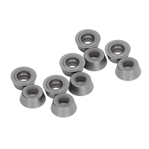 Carbideinsätze, Fräserschneidereinsätze Rake Head -Ersatz 10 Stcs CNC Fräser Einsatz Hoch Präzis (RDMT1204MOTN) von ZJchao