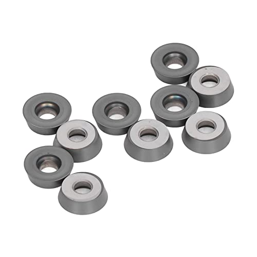 Carbideinsätze, Fräserschneidereinsätze Rake Head -Ersatz 10 Stcs CNC Fräser Einsatz Hoch Präzis (RDMT1604MOTN) von ZJchao