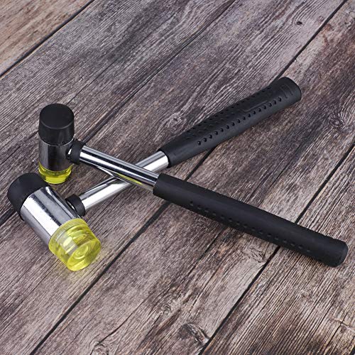 Doppelseitiges Hammer-Gummi-Harz-Nähen-Handwerk-Werkzeug mit Blumen-Punch-Loch Zum Nähen, Brand Neu (25 mm+30 mm zweiteiliger Set) von ZJchao