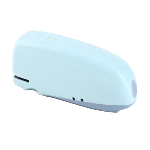 Electric Hefter 10 Blechkapazität, Tragbarer Automatischer Hefter, 24/6-Heftklammern für das Büro in der Heimschule mit Hoher Effizienz und Anhaltender Batterie (Blue) von ZJchao