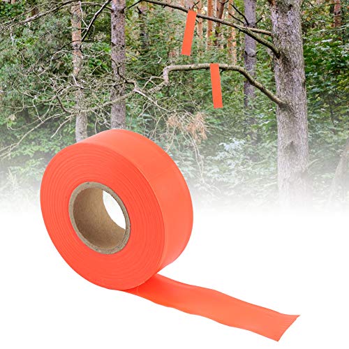 Flagegeband, Fluureszierendes Markierendes Band Orangen -Markierband High Sichtbarkeit Camping Marking Rollbrötchen Vorsichtsband für Grenzenbereiche (ORANGE) von ZJchao