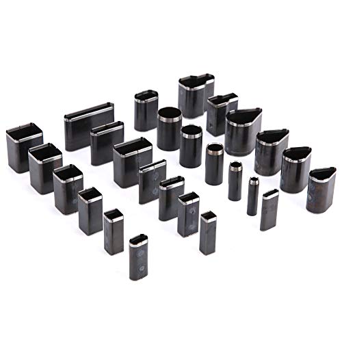 Gürtelloch Puncher für Leder, Leder -Loch -Loch -Werkzeug mit 26 PCS Legierung Leder -Punsch -Set für Lederfahrzeuge Gürtelloch Puncher für Leder, Leder -Loch -Loch -Werkzeug mit 26 PCS Legierung Leder -Punsch -Set für Lederfahrzeuge von ZJchao