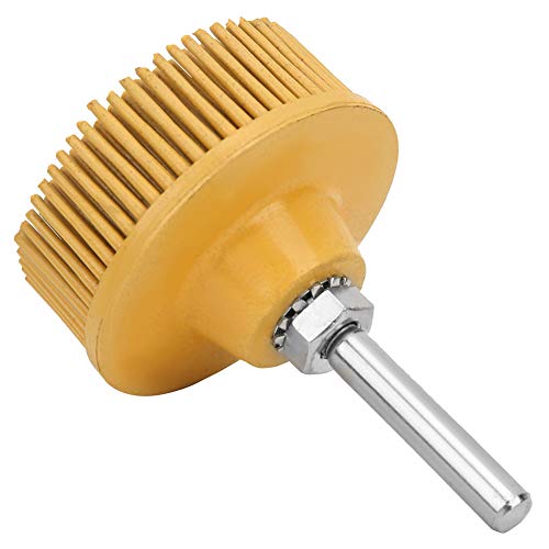 Gummirad für Bohrer, Gummi -Schleifpolich Polishing Schleifrad Borstenborsten -Schleifborsten Scheiben Radiergummi für Bohrer Zum Entfernen von Grat (YELLOW) von ZJchao