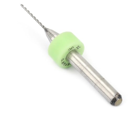Hochhärte Mini -Carbid -Bohrer -Bits Eingestellt - Effizientes Schneiden für Gedruckte Leiterplatten -CNC -Gravur [Hardwareverarbeitung] (0,65 mm) von ZJchao