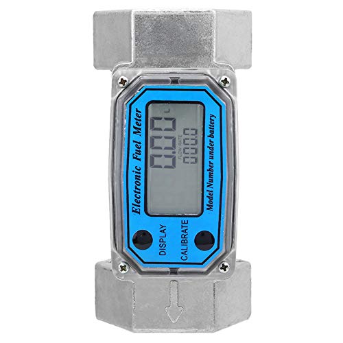Hydraulikmesser, Mini Digital Turbinenmesser Wassermesser -Kraftstoffmesser 15-120l 1,5 Zoll NPT Blau Hydraulikmesser, Mini Digital Turbinenmesser Wassermesser -Kraftstoffmesser 15-120l 1,5 Zoll NPT Blau von ZJchao