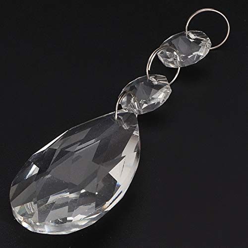 Kristallglas Anhänger Schnur, Anhängerschnur Dekoration 1pcs Transparente Kristallglashänge -Strings Handwerksdekoration Accessoires (#2) von ZJchao