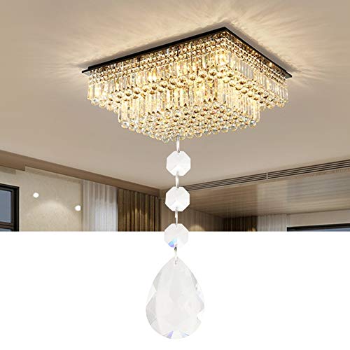 Kristallglas Anhänger Schnur, Wasserabfall -Schnur Anhänger Dekoration 1pcs Transparentes Kristallglashänge -Strings Craft Decoration Accessoires (#3) von ZJchao