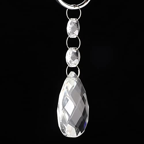 Kristallglas Anhänger Schnur, Wasserabfall -Schnur Anhänger Dekoration 1pcs Transparentes Kristallglashänge -Strings Craft Decoration Accessoires (#4) von ZJchao