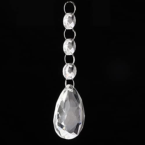 Kristallglas Anhänger Schnur, Wasserabfall -Schnur Anhänger Dekoration 1pcs Transparentes Kristallglashänge -Strings Craft Decoration Accessoires (#5) von ZJchao