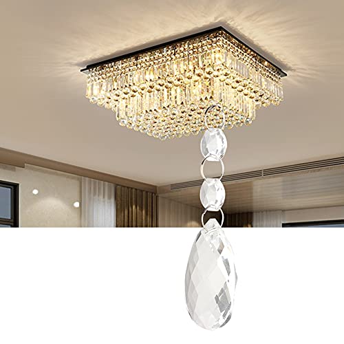Kristallglas Anhänger Schnur, Wasserabfall -Schnur Anhänger Dekoration 1pcs Transparentes Kristallglashänge -Strings Craft Decoration Accessoires (#6) von ZJchao