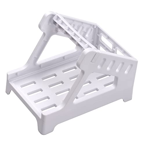 Label -Rollhalter, 2 in 1 Fanfold -Versandpaketbezeichnungsbezeichnungshalter für Rollen, Einfach zu Montieren Thermischer Etiketthalter mit Breiter Anwendung, 7 * 3,9 Zoll, von ZJchao