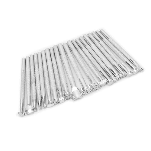 Lederstempel, Legierung mit 20 Prozent Leder Stempelkit Leder -Stempelwerkzeugen für Lederkunsthandwerk Arbeiten Lederstempel, Legierung mit 20 Prozent Leder Stempelkit Leder -Stempelwerkzeugen für Lederkunsthandwerk Arbeiten von ZJchao