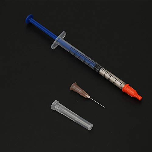 Leitfähige Silberpaste Spritze Schnelles Trockenes Silberfett mit Ausgezeichneter Elektromagnetischer Abschirmungseffekt für die Tastatur -Platinereparatur (0,4 ml) von ZJchao