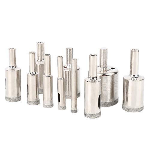 Lochsägen Kit, Diamantbohrer Bits Diamant Beschichtetes Marbel Bohrer Bitöffnung 10pcs 6 Bis 30 Mm Kernloch Säge Säge Bohrer für Keramikfliesen Porzellan Marmor Granitsteinflaschen Lochsägen Kit, Diamantbohrer Bits Diamant Beschichtetes Marbel Bohrer Bitöffnung 10pcs 6 Bis 30 Mm Kernloch Säge Säge Bohrer für Keramikfliesen Porzellan Marmor Granitsteinflaschen von ZJchao
