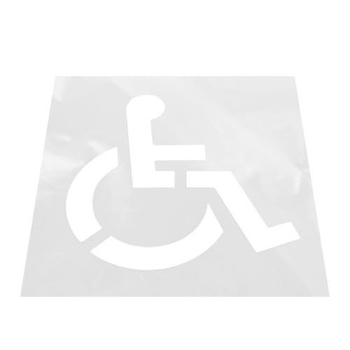 Parkplatz Symbol Vorlage Handicap Schablone Parkplatz Markierung Schablone 41x44 Zoll Flexibles Silikon mit 1mm Dicke für Asphalt Beton Pflaster Parkplatz Symbol Vorlage Handicap Schablone Parkplatz Markierung Schablone 41x44 Zoll Flexibles Silikon mit 1mm Dicke für Asphalt Beton Pflaster von ZJchao