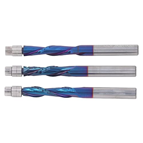 Router -Bits, Flush Trim Router Bit 1/4 Shank 3PCS nach Oben nach Unten Frässchneider Zementiertes Carbid -Mahlen Cutter mit Aufbewahrungsbox für Gravurmaschinen Router -Bits, Flush Trim Router Bit 1/4 Shank 3PCS nach Oben nach Unten Frässchneider Zementiertes Carbid -Mahlen Cutter mit Aufbewahrungsbox für Gravurmaschinen von ZJchao