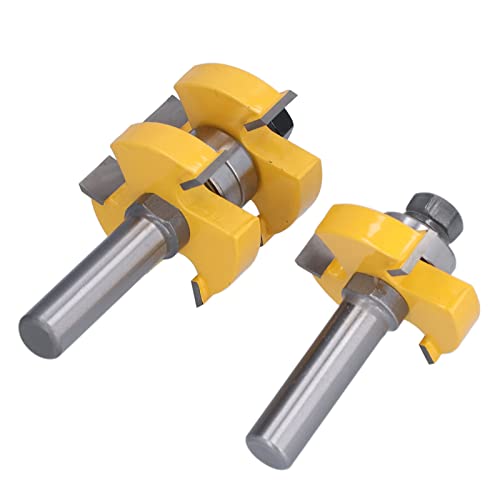 Router -Bits, Router -Werkzeug 1/2in Shank 2pcs T Form 3 Zähne 2 Zähne 2 Lagerholzfräsen Fräser Bit mit Dichtung und Aufbewahrungsbox für Holzbearbeitung Router -Bits, Router -Werkzeug 1/2in Shank 2pcs T Form 3 Zähne 2 Zähne 2 Lagerholzfräsen Fräser Bit mit Dichtung und Aufbewahrungsbox für Holzbearbeitung von ZJchao