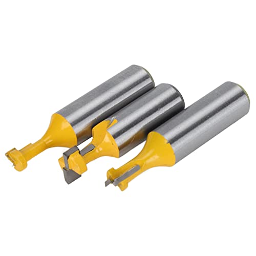Schlitzschneider Router Bit, Router -Bohrbit 3pcs -Bits 5/16in 3/8in 1/2in T Schlitzschneider mit Aufbewahrungsboxen Fräsenschneider für Holz Hex Screw/Fastener T Slotting Schlitzschneider Router Bit, Router -Bohrbit 3pcs -Bits 5/16in 3/8in 1/2in T Schlitzschneider mit Aufbewahrungsboxen Fräsenschneider für Holz Hex Screw/Fastener T Slotting von ZJchao