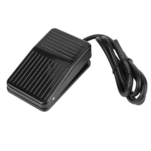 Schwarzer Anti -Schlupf -Momentanschalter Pedal Control Switch für die Tischbohrmaschine für MEDICA MEDICA -Geräte [Industriearbeiter] (Leitungslänge 1 Meter) von ZJchao