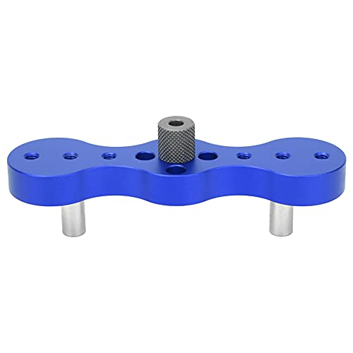 Selbstzentrierende Dübel -Jig, Bohranleitung für Gerade Löcher 6/8/10mm Lochöffner Lokator Aluminiumlegierung Dübel Drill Guidejig Positionier -Bohrer -Zentrierhandbuch Zum Zentrieren von (BLUE) von ZJchao