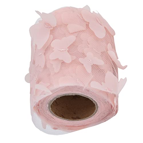 Tiermuster Tüllbrötchen, DIY -Haarzubehör, Geschenkboxverpackung, Leuchtende Farbenbande, Ideal Zum Dekorieren von Hochzeiten, Themenpartys, Geburtstage (Aprikosenrosa) von ZJchao
