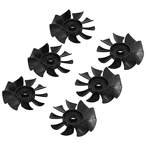 ZJchao ABS -Motorblätter 115 Mm 14 Mm Luftkompressorteile Ersatzzubehör mit 3D -gekrümmten Antriebern für Luftkompressor und Pumpe von ZJchao