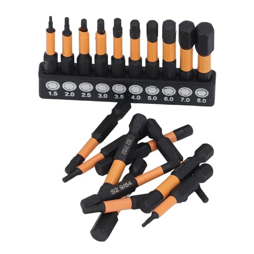 ZJchao Allen Wrach Bohrer Bit Set, 20 Teile Sechskantbits Set Allen Socket mit 1/4in -Schaft -Metrik Imperial Magnetic für Schraubendreher -Aufprallbohrer ZJchao Allen Wrach Bohrer Bit Set, 20 Teile Sechskantbits Set Allen Socket mit 1/4in -Schaft -Metrik Imperial Magnetic für Schraubendreher -Aufprallbohrer von ZJchao