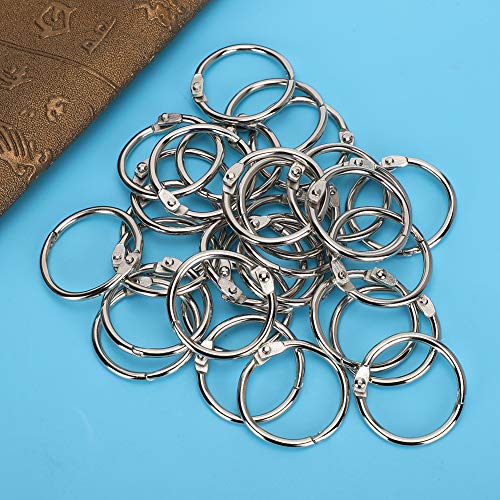 ZJchao Binderringe, Papierringe Zinnplatte mit 30 Prozent Buchringen für Sammelalbum Album Stationery Supplies (SQ-25) von ZJchao