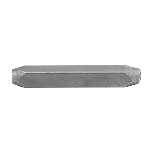 ZJchao CR V Stahlstempelstempelstempelstempelstempelstempel -Werkzeug für Stahlleder Holz Kunststoff mit Hammer 6mm Stern Herzkreuzförmiger Stempel (Herzförmig) von ZJchao