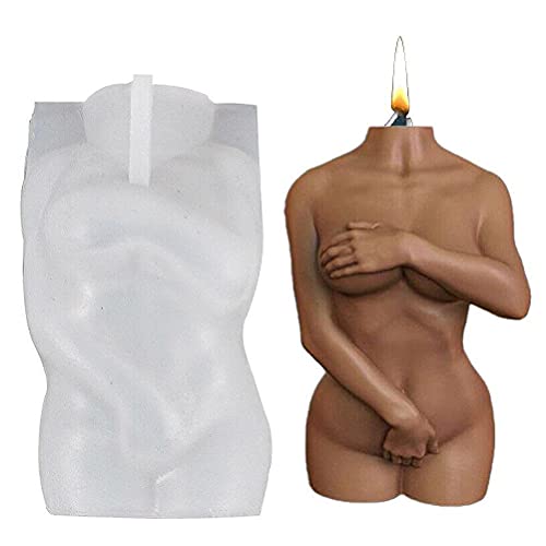 ZJchao DIY Silicon Body Candle 3D Körperform Kerze Zur Herstellung von DIY Seifen Kerze Schokoladenputz Wiederverwendbares Silikonform für Wohnkultur Handgefertigtes Handwerk (Upgrade-Version des ZJchao DIY Silicon Body Candle 3D Körperform Kerze Zur Herstellung von DIY Seifen Kerze Schokoladenputz Wiederverwendbares Silikonform für Wohnkultur Handgefertigtes Handwerk (Upgrade-Version des von ZJchao