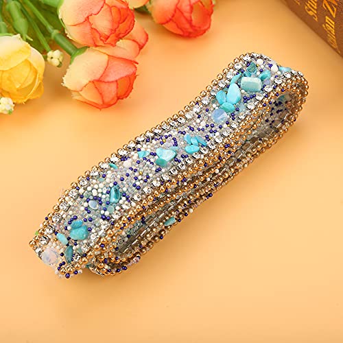 ZJchao Diamantbrötchen, Diamantbänder Strassbänder 100 * 2 Cm Strassband Sparkling Kleines Diamantverpackungsrollen -Dekoration (#2) von ZJchao
