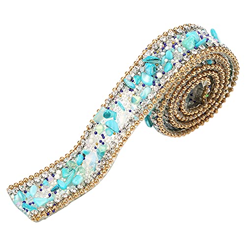 ZJchao Diamantrolle, Strassband 100 * 2 Cm Strassband Sparkling Kleiner Diamantwickelbrötchen Dekoration (#2) von ZJchao