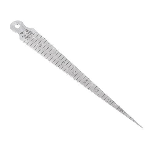 ZJchao Edelstahl-Verjüngungsmessgeräte, Messwerkzeug mit Keilmühen, 1-15 Mm 1/8 "-5/8" mit Metrischer und Kaiserlicher Skala für die Messung der Aperturfreiheit ZJchao Edelstahl-Verjüngungsmessgeräte, Messwerkzeug mit Keilmühen, 1-15 Mm 1/8 "-5/8" mit Metrischer und Kaiserlicher Skala für die Messung der Aperturfreiheit von ZJchao