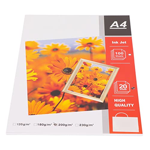 ZJchao Fotopapier für Drucker, Foto Druckerpapier 8.3x11.7in 20pcs Mattes Fotopapier Langlebiger Papierdruckpapier Hochglanzwasserfestes Hochlicht -Druckerfoto Papier ZJchao Fotopapier für Drucker, Foto Druckerpapier 8.3x11.7in 20pcs Mattes Fotopapier Langlebiger Papierdruckpapier Hochglanzwasserfestes Hochlicht -Druckerfoto Papier von ZJchao
