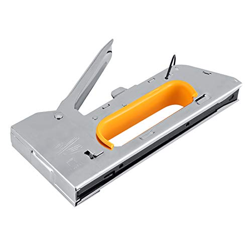 ZJchao Grundnahrungsmittelpistole für Möbel Heavy Duty Staple Pistole für 1008F-Heftklammern mit Leichtem Quadratmechanismus Bodenbeladung Edelstahlkonstruktion ZJchao Grundnahrungsmittelpistole für Möbel Heavy Duty Staple Pistole für 1008F-Heftklammern mit Leichtem Quadratmechanismus Bodenbeladung Edelstahlkonstruktion von ZJchao