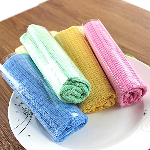 ZJchao Mikrofaserreinigungstoff, Mikrofasel -Handtuch 4pcs Absorbierbares Gerichtsblatt Handtuch Handtücher für Autos Wiederverwendbar und Waschbarer Küche Sauberes Werkzeug für Badezimmer, ZJchao Mikrofaserreinigungstoff, Mikrofasel -Handtuch 4pcs Absorbierbares Gerichtsblatt Handtuch Handtücher für Autos Wiederverwendbar und Waschbarer Küche Sauberes Werkzeug für Badezimmer, von ZJchao