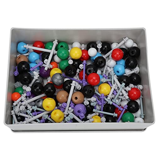 ZJchao Molekularmodell Kit 267 PCs Organische Anorganische Chemiestruktur mit Ball-Typ-Atomverbindungsmodellen für Schüler Lehrer Labor ZJchao Molekularmodell Kit 267 PCs Organische Anorganische Chemiestruktur mit Ball-Typ-Atomverbindungsmodellen für Schüler Lehrer Labor von ZJchao