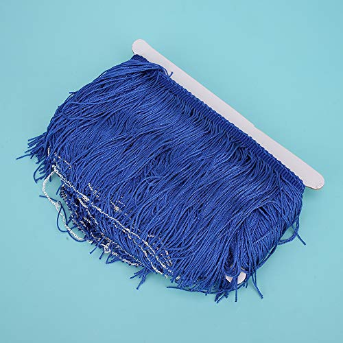 ZJchao Nähflecken mit Breitfransen Schnimmziernis Spitzen Nähen Randverkleidung Quasten Fransen Spitze Latin Kleiderbühne Kleidungsschuhe Handwerk Vorhang DIY Accessoires 14 cm / 5,5in (Königsblau) ZJchao Nähflecken mit Breitfransen Schnimmziernis Spitzen Nähen Randverkleidung Quasten Fransen Spitze Latin Kleiderbühne Kleidungsschuhe Handwerk Vorhang DIY Accessoires 14 cm / 5,5in (Königsblau) von ZJchao