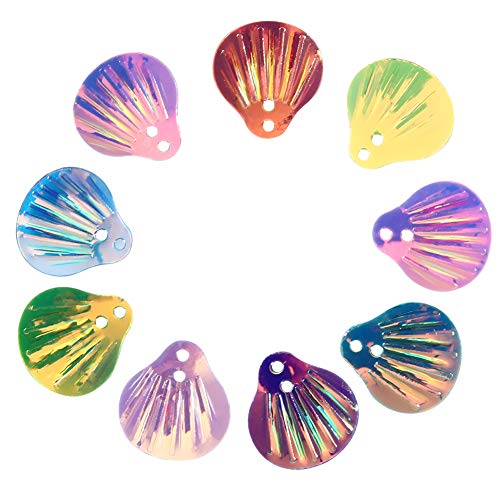 ZJchao Party Confetti Kleidungsstück Pailletten DIY Material Helle Farbschale Schmetterlinge Form Plastik 60G Tasche für Geburtstag Hochzeitsfeier Dekoration (Hülse) von ZJchao