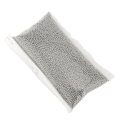 ZJchao Polierte Perlen aus Rostfreiem Stahl, Schmuckpolierpolierperlen Metallpolierperlen Edelstahl Polierte Perlen Zum Entfernen, Raues Polieren, Präsitzpolieren (2 mm / 0,08 Zoll Größe) von ZJchao