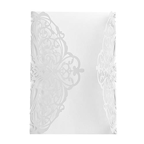ZJchao Quinceanera Einladungen, Hochzeitseinladung Hochzeit Einladungen 10pcs Blank Kraft Hochzeitseinladungskarten Personalisierte Geschäftseinladungskarten Zum Geburtstag Hochzeit Engagement (004) von ZJchao