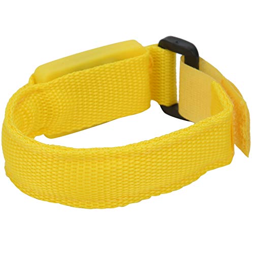 ZJchao Reflektierende Laufausrüstung, 2 Cm Outdoor Night Running Walking Light für Nacht Walking Night Running Gear mit 3 -Geschwindigkeits -Lichtmodus Zum Joggen Radfahrenkonzerte (YELLOW) von ZJchao