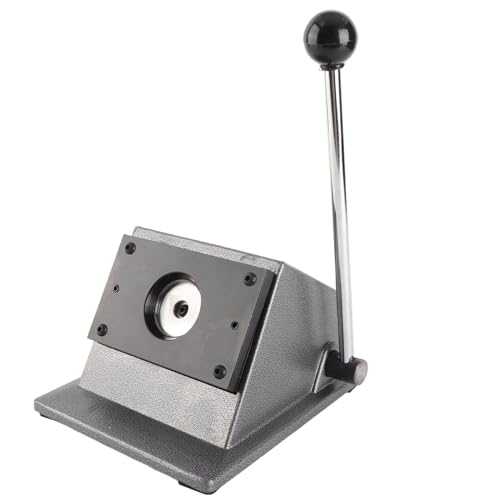 ZJchao Round Abzeichen Maker Circle Punch Cutter Grafic Punch Stanze für 58 Mm 2,25 -Zoll -Abzeichen mit Edelstahlklinge und Langem Armgriff (32 mm) von ZJchao