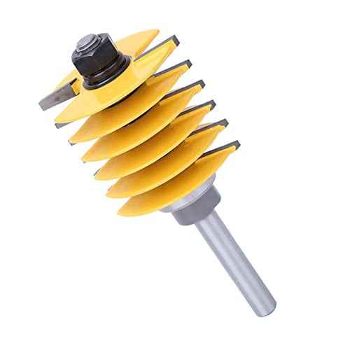 ZJchao Router -Bits, 8mm Schaftfingergelenk Router Bit Holzbearbeitungsmahlen Tenon Joint Cutter mit 2 PCs Waschmaschine Roundover für Holzrand Zum Rand oder Ende zu Ende von ZJchao