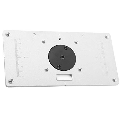 ZJchao Router Tischplatte Einsatz 2351208 Mm, Aluminiumlegierungs -Router -Einsatzplatte mit Ringen und Schrauben für Holzbearbeitungsbänke ZJchao Router Tischplatte Einsatz 2351208 Mm, Aluminiumlegierungs -Router -Einsatzplatte mit Ringen und Schrauben für Holzbearbeitungsbänke von ZJchao