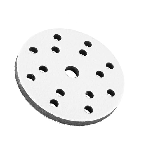 ZJchao Schaumschleifpolster, 150 Mm Durchmesser Orbital Schleifschaumkissen Surf -Vorbereitungsschleifer Schleifschleibchen für Schleifpolster (6 Zoll 15 Löcher) von ZJchao