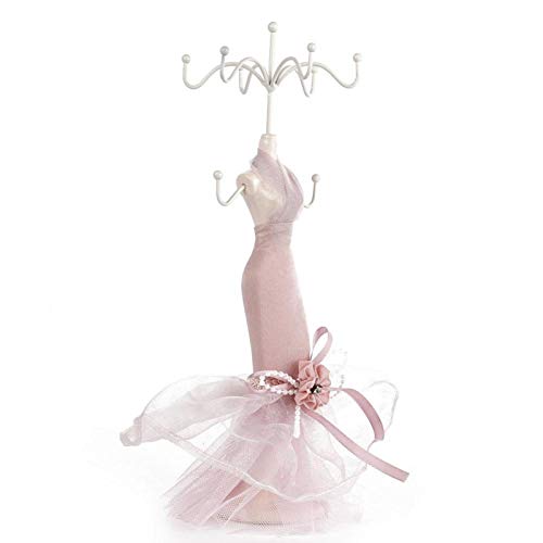 ZJchao Schmuckständer Puppe Mit Kleid Schmuckständer, Prinzessin Kleid Halskette Schmuckständer Halter Dame Modell Kleid Schuhe Mit Kreative Ohrring Anhänger Halskette Armband Ring Schmuc ZJchao Schmuckständer Puppe Mit Kleid Schmuckständer, Prinzessin Kleid Halskette Schmuckständer Halter Dame Modell Kleid Schuhe Mit Kreative Ohrring Anhänger Halskette Armband Ring Schmuc von ZJchao