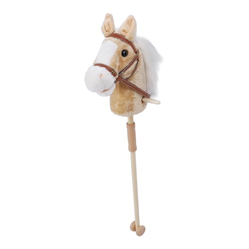 ZJchao Stick Horse, Horse Toys Plush Toy Stick Spielzeug für und Mädchen Caballos de Juguete Para Niños Plüsch Handgefertigtes Hobbypferd auf Einem Inventory/Share (YELLOW) von ZJchao