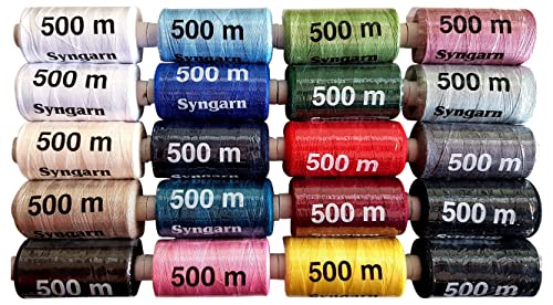 20 Nähmaschinen Garnrollen Nähgarn Syngarn Rolle á 500 m 504-20 20 Nähmaschinen Garnrollen Nähgarn Syngarn Rolle á 500 m 504-20 von ZKH